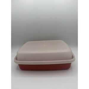 Tupper Ware 1518-2  Season Serve Marinade Container W/Lid Paprika